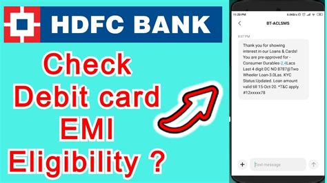 union bank debit card emi eligibility check